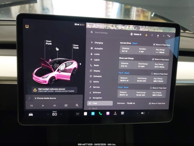 Aukcja sprzedaży 2021 Tesla Model 3 Long Range Dual Motor All-wheel Drive, vin: 5YJ3E1EB6MF975690, numer aukcji: 44771029