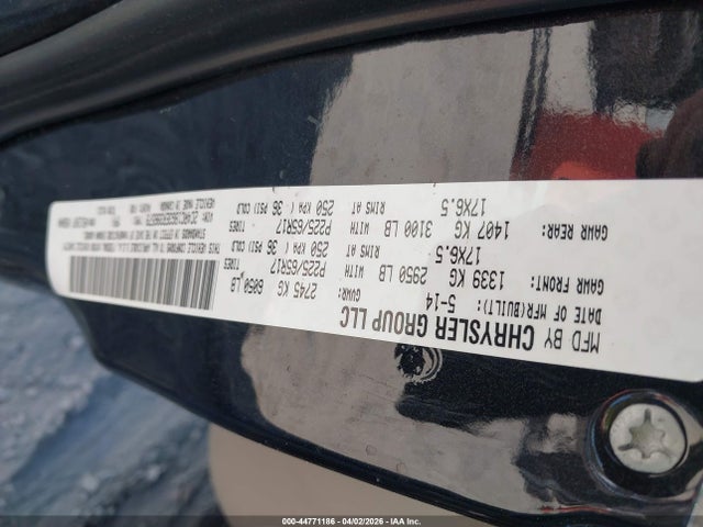 44771186 :رقم المزاد ، 2C4RC1BG3ER396579 vin ، 2014 Chrysler Town & Country Touring مزاد بيع