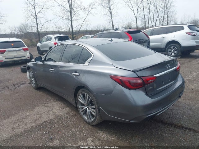44771195 :رقم المزاد ، JN1EV7AR0JM441508 vin ، 2018 Infiniti Q50 3.0t Sport مزاد بيع