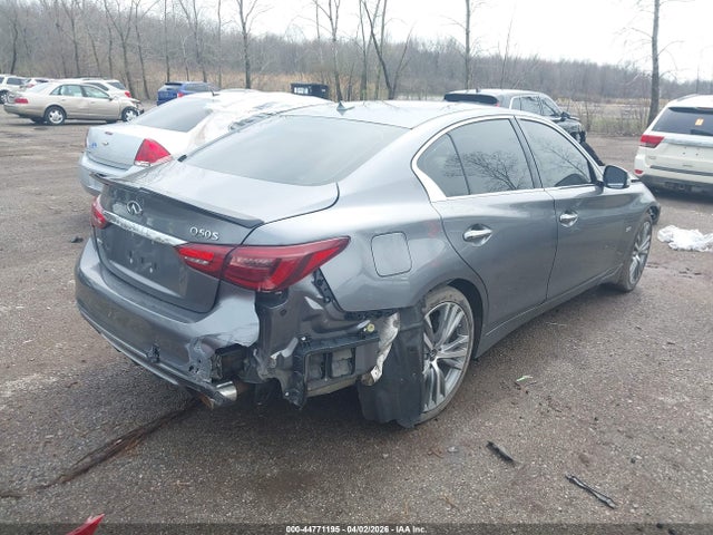 44771195 :رقم المزاد ، JN1EV7AR0JM441508 vin ، 2018 Infiniti Q50 3.0t Sport مزاد بيع