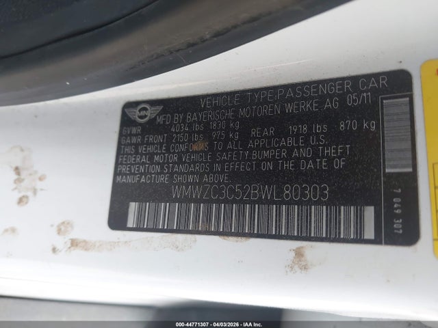 2011 MINI COOPER S COUNTRYMAN WMWZC3C52BWL80303 Photo 8