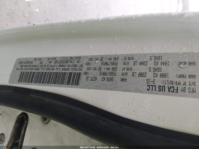 Aukcja sprzedaży 2016 Jeep Patriot Sport, vin: 1C4NJRBB7GD671867, numer aukcji: 44771438