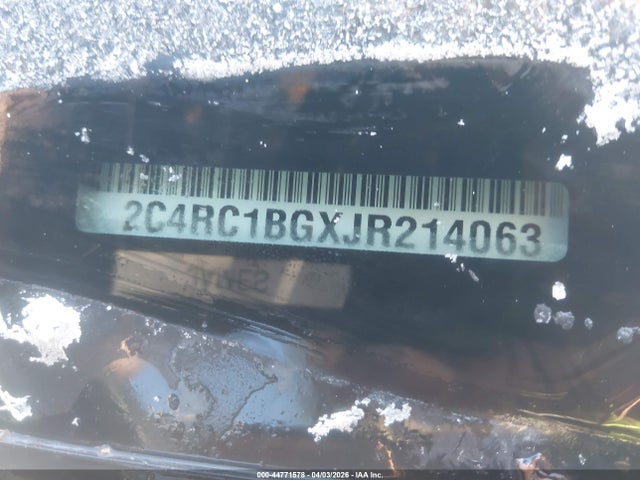 Aukcja sprzedaży 2018 Chrysler Pacifica Touring L, vin: 2C4RC1BGXJR214063, numer aukcji: 44771578