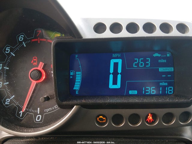 44771634 :رقم المزاد ، 1G1JD5SB1F4169345 vin ، 2015 Chevrolet Sonic Lt Manual مزاد بيع