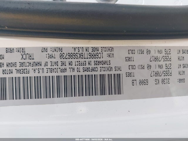 Продаж на аукціоні авто 2019 Ram 1500 Classic Slt  4x2 6'4 Box, vin: 1C6RR6TT6KS686730, номер лоту: 44771656