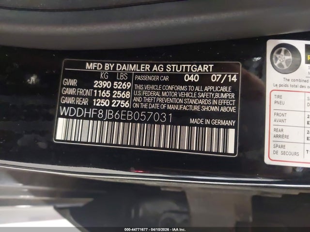 2014 MERCEDES-BENZ E 350 WDDHF8JB6EB057031 Photo 8