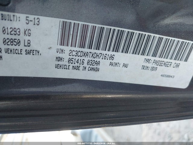 2013 DODGE CHARGER 2C3CDXATXDH716106 Photo 8