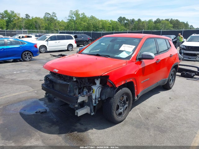 2021 Jeep Compass Sport Fwd მანქანა იყიდება აუქციონზე, vin: 3C4NJCAB5MT505531, აუქციონის ნომერი: 44771841