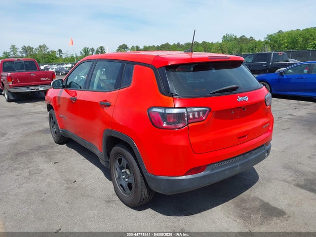 2021 Jeep Compass Sport Fwd მანქანა იყიდება აუქციონზე, vin: 3C4NJCAB5MT505531, აუქციონის ნომერი: 44771841