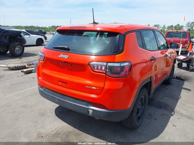 2021 Jeep Compass Sport Fwd მანქანა იყიდება აუქციონზე, vin: 3C4NJCAB5MT505531, აუქციონის ნომერი: 44771841