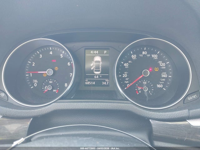 2018 Volkswagen Passat 2.0t Se მანქანა იყიდება აუქციონზე, vin: 1VWBA7A36JC010424, აუქციონის ნომერი: 44772003