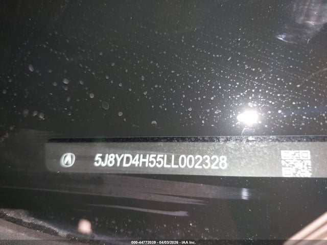 Продажа на аукционе авто 2020 Acura Mdx Technology Package, vin: 5J8YD4H55LL002328, номер лота: 44772039
