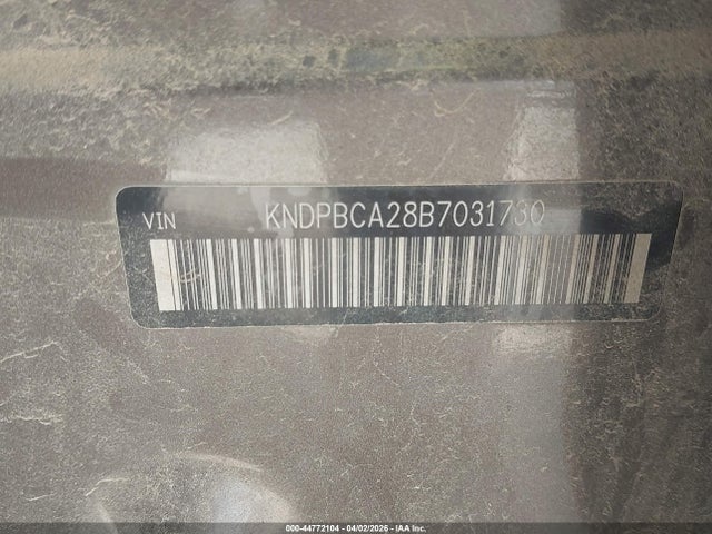 Продажа на аукционе авто 2011 Kia Sportage Lx, vin: KNDPBCA28B7031730, номер лота: 44772104