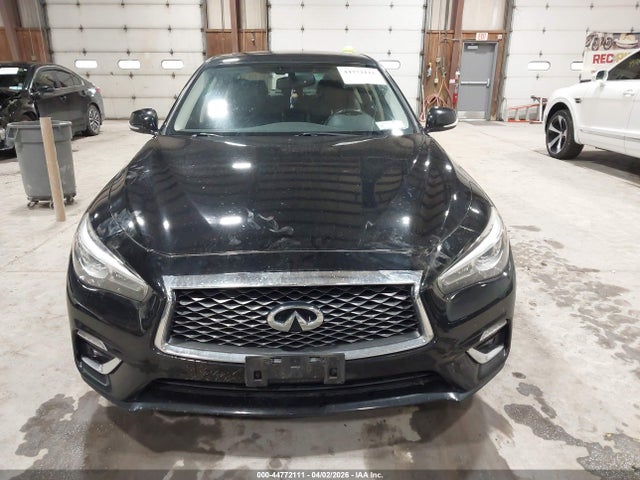 44772111 :رقم المزاد ، JN1EV7AR9JM440874 vin ، 2018 Infiniti Q50 3.0t Luxe مزاد بيع