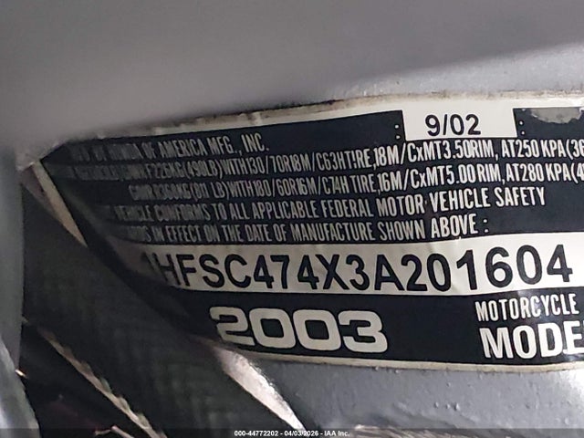 2003 HONDA GL1800 1HFSC474X3A201604 Photo 9