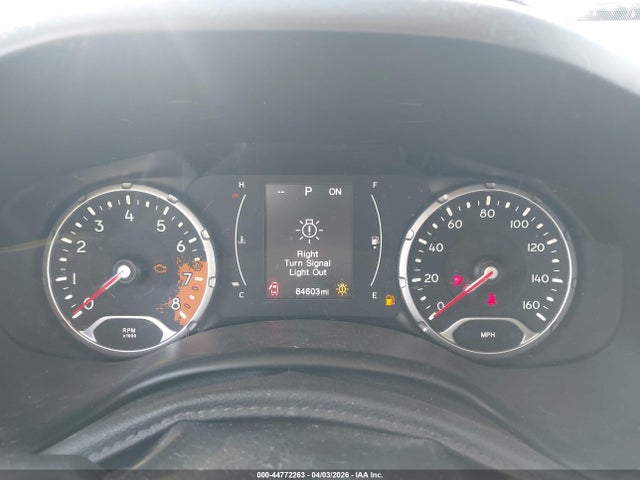 2016 Jeep Renegade Justice მანქანა იყიდება აუქციონზე, vin: ZACCJBBTXGPD92924, აუქციონის ნომერი: 44772263