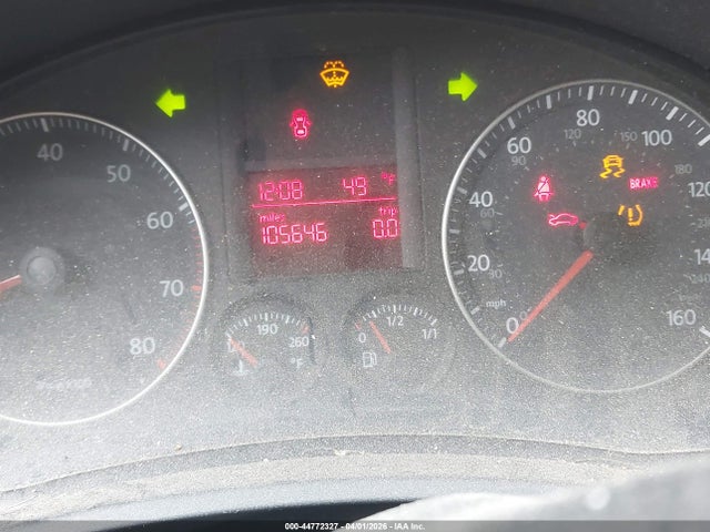 2008 Volkswagen Rabbit S მანქანა იყიდება აუქციონზე, vin: WVWAB71K08W129016, აუქციონის ნომერი: 44772327