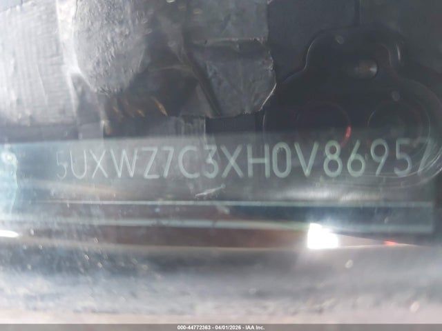 2017 BMW X3 5UXWZ7C3XH0V86957 Photo 8