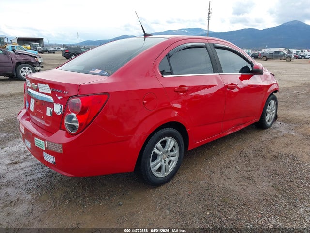 Aukcja sprzedaży 2013 Chevrolet Sonic Lt Auto, vin: 1G1JC5SH4D4101562, numer aukcji: 44772556