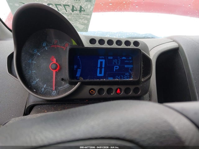 Aukcja sprzedaży 2013 Chevrolet Sonic Lt Auto, vin: 1G1JC5SH4D4101562, numer aukcji: 44772556