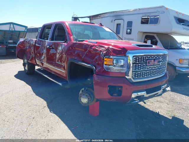44772717 :رقم المزاد ، 1GT42YEY6JF225420 vin ، 2018 Gmc Sierra 3500hd Denali مزاد بيع