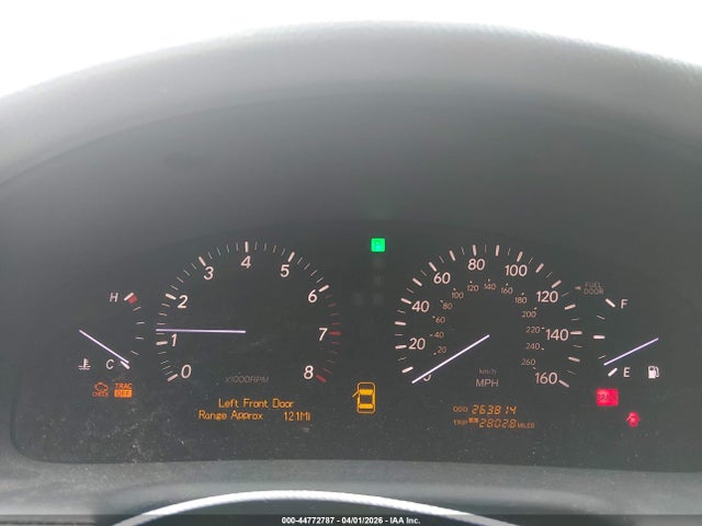 2005 Lexus Ls 430 მანქანა იყიდება აუქციონზე, vin: JTHBN36F955005715, აუქციონის ნომერი: 44772787