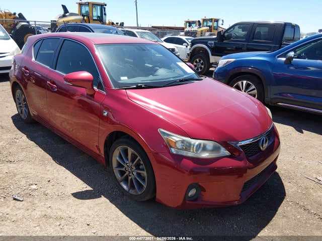 2012 LEXUS CT 200H JTHKD5BH1C2108860