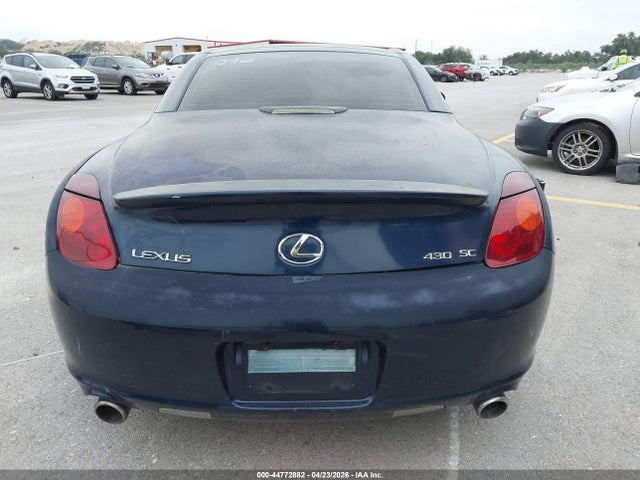 44772882 :رقم المزاد ، JTHFN48Y520012966 vin ، 2002 Lexus Sc 430 مزاد بيع