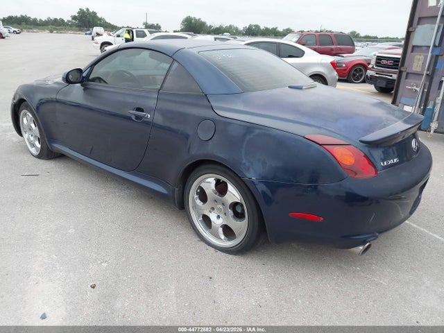 44772882 :رقم المزاد ، JTHFN48Y520012966 vin ، 2002 Lexus Sc 430 مزاد بيع