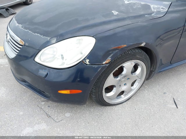 44772882 :رقم المزاد ، JTHFN48Y520012966 vin ، 2002 Lexus Sc 430 مزاد بيع