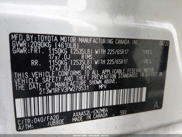 Toyota Rav4 Xle 2023 2T3W1RFV3PW279531 Image 9