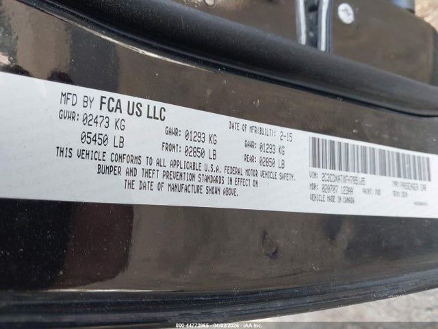 2015 DODGE CHARGER 2C3CDXATXFH785185 Photo 8