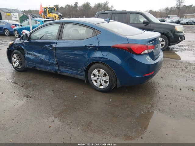 Продажа на аукционе авто 2016 Hyundai Elantra Se, vin: KMHDH4AE6GU543282, номер лота: 44773219