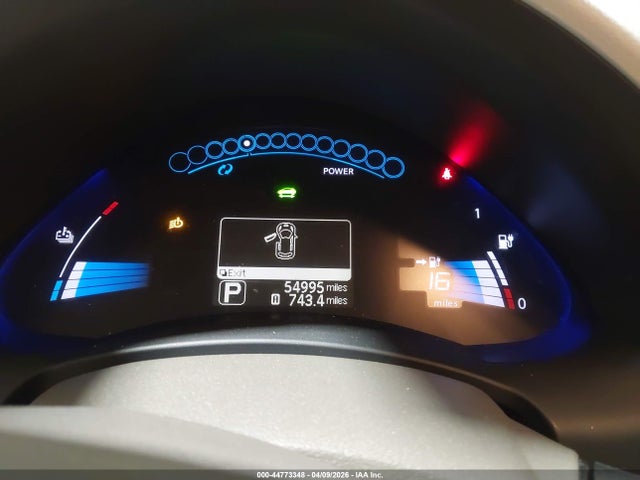 44773348 :رقم المزاد ، JN1AZ0CP9CT022538 vin ، 2012 Nissan Leaf Sl مزاد بيع