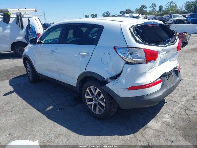 2014 Kia Sportage Lx მანქანა იყიდება აუქციონზე, vin: KNDPB3AC5E7580329, აუქციონის ნომერი: 44773399