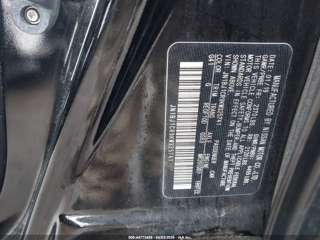 Aukcja sprzedaży 2019 Nissan Rogue Sport S, vin: JN1BJ1CR9KW325741, numer aukcji: 44773408