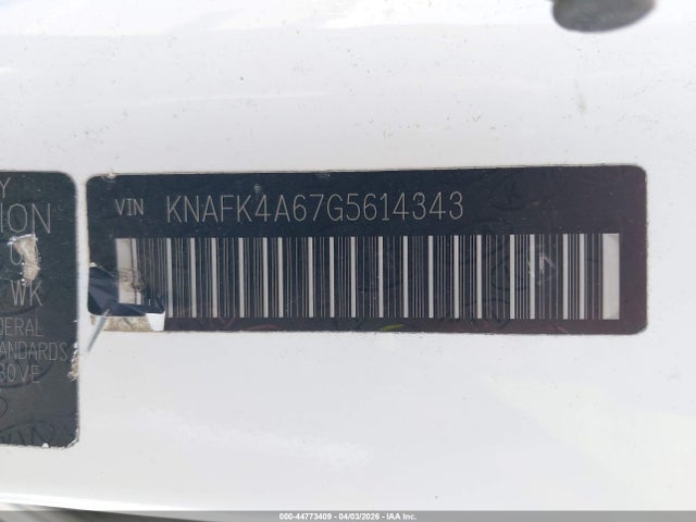 Продаж на аукціоні авто 2016 Kia Forte Lx, vin: KNAFK4A67G5614343, номер лоту: 44773409