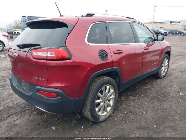 44773420 :رقم المزاد ، 1C4PJMDB3HW511578 vin ، 2017 Jeep Cherokee Limited 4x4 مزاد بيع