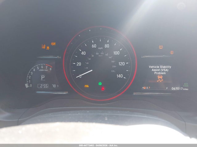 44773463 :رقم المزاد ، 3CZRU6H55NM772510 vin ، 2022 Honda Hr-v Awd Ex مزاد بيع