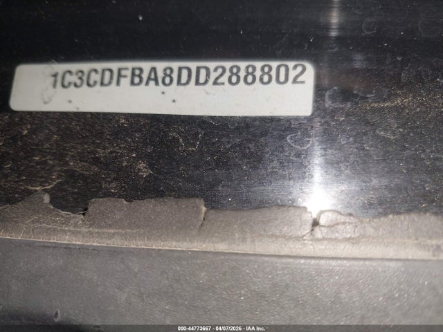 44773667 :رقم المزاد ، 1C3CDFBA8DD288802 vin ، 2013 Dodge Dart Sxt مزاد بيع