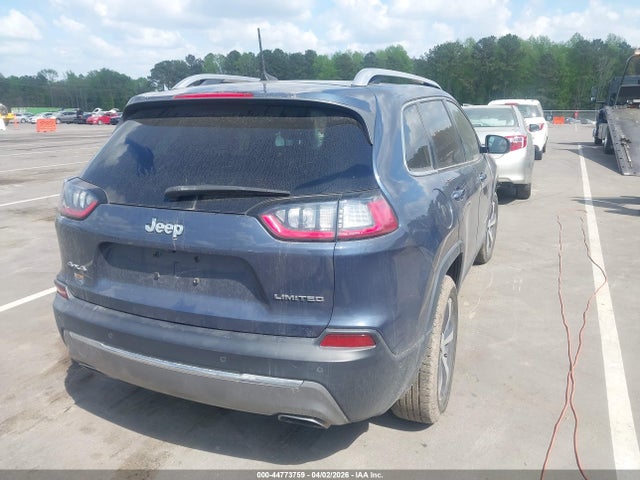 2021 Jeep Cherokee Limited 4x4 მანქანა იყიდება აუქციონზე, vin: 1C4PJMDX4MD172427, აუქციონის ნომერი: 44773759