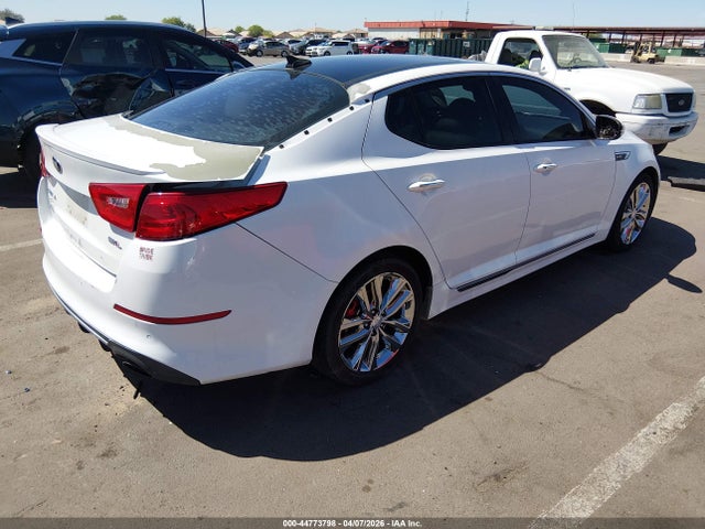 2014 Kia Optima Sxl Turbo მანქანა იყიდება აუქციონზე, vin: 5XXGR4A67EG316399, აუქციონის ნომერი: 44773798
