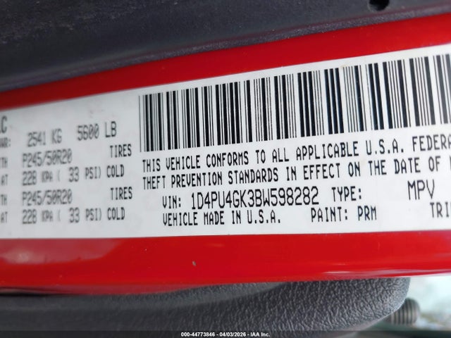 2011 DODGE NITRO 1D4PU4GK3BW598282 Photo 8