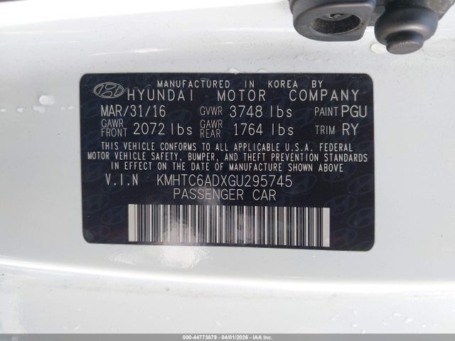 Hyundai Veloster 2016 KMHTC6ADXGU295745 Image 9