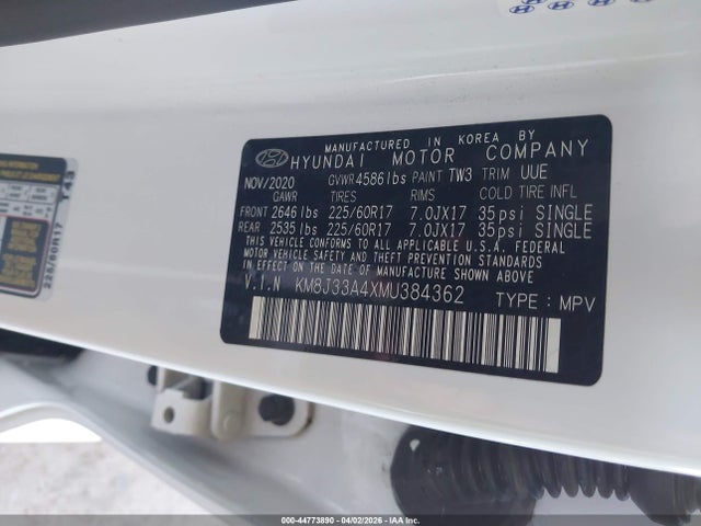 KM8J33A4XMU384362 Hyundai Tucson Value