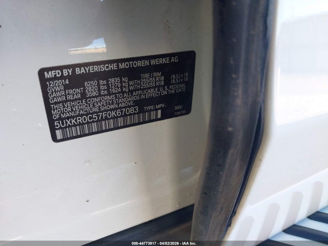 5UXKR0C57F0K67083 BMW X5 Xdrive35i