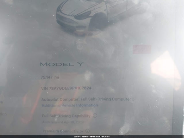 7SAYGDEE9PA102824 Tesla Model Y Awd/long Range Dual Motor All-wheel Drive
