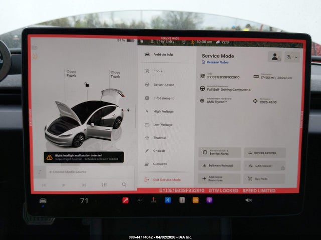 Tesla Model 3 Long Range All-wheel Drive 2025 5YJ3E1EB3SF932910 Image 18
