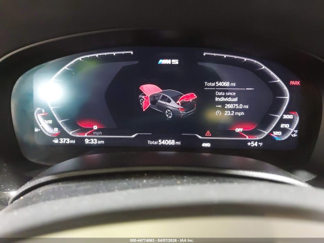 44774063 :رقم المزاد ، WBSJF0C00LCE42886 vin ، 2020 Bmw M5 Competition مزاد بيع