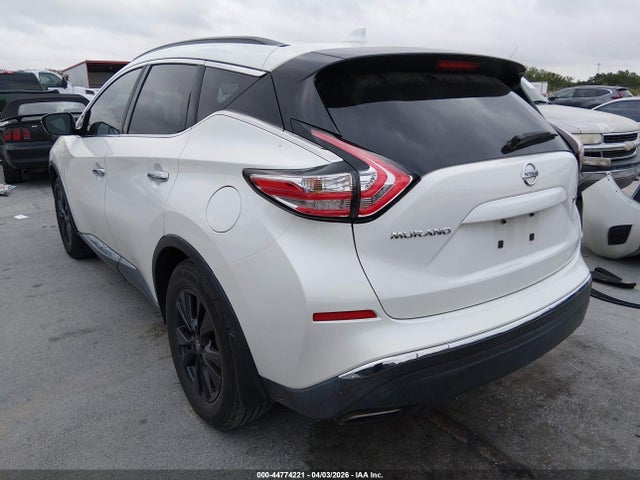 2017 Nissan Murano Sv მანქანა იყიდება აუქციონზე, vin: 5N1AZ2MG4HN143783, აუქციონის ნომერი: 44774221